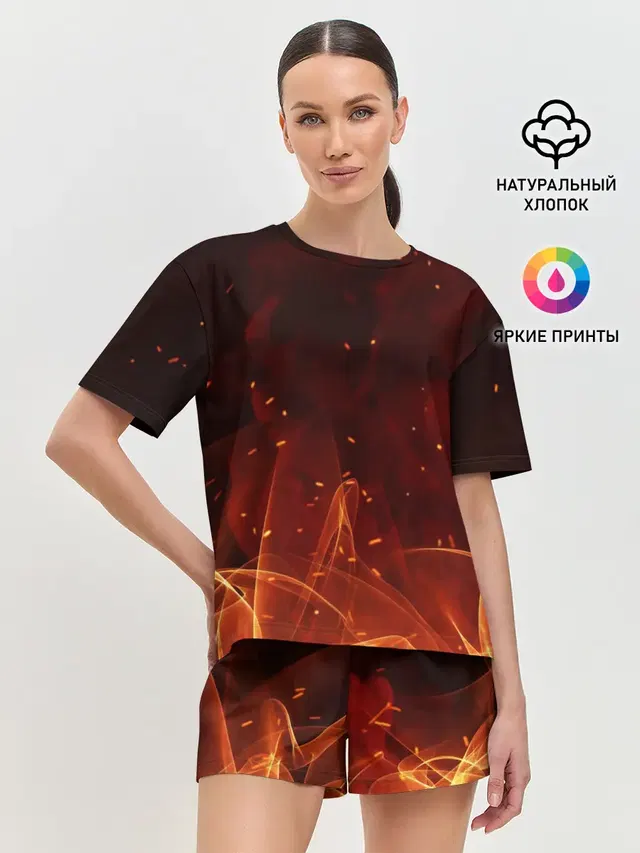 Женская пижама с шортами