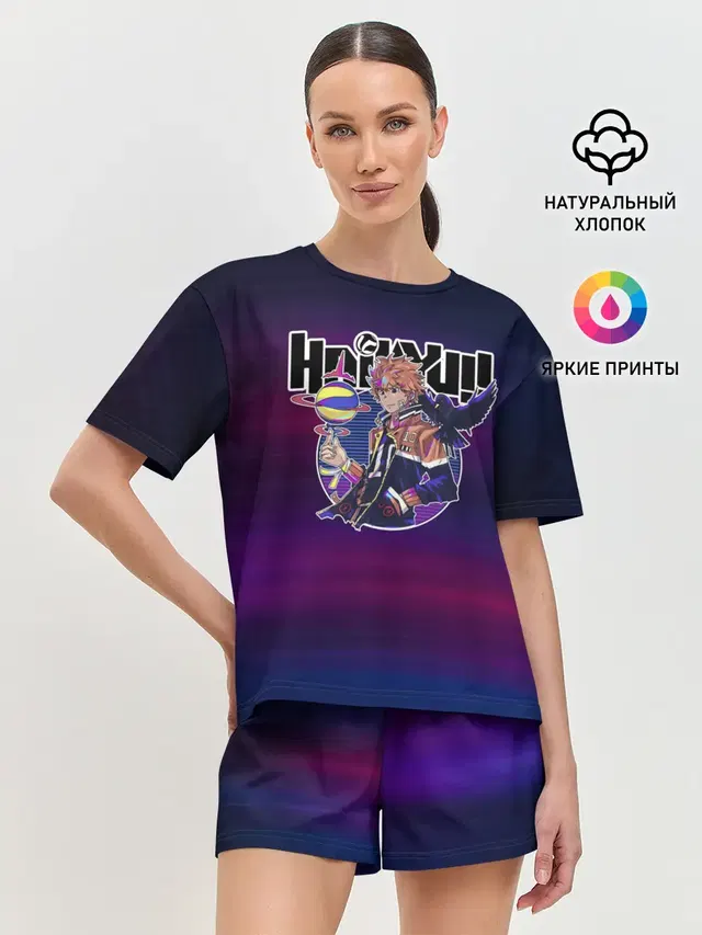 Женская пижама с шортами