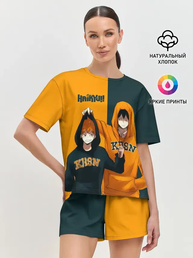 Женская пижама с шортами