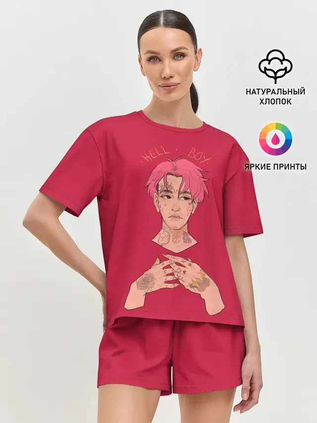 Женская пижама с шортами