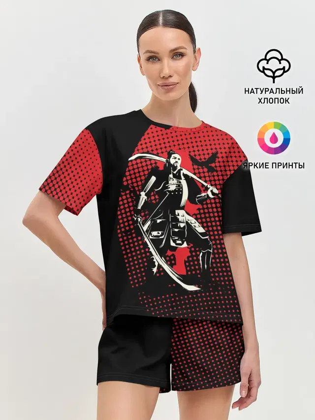 Женская пижама с шортами