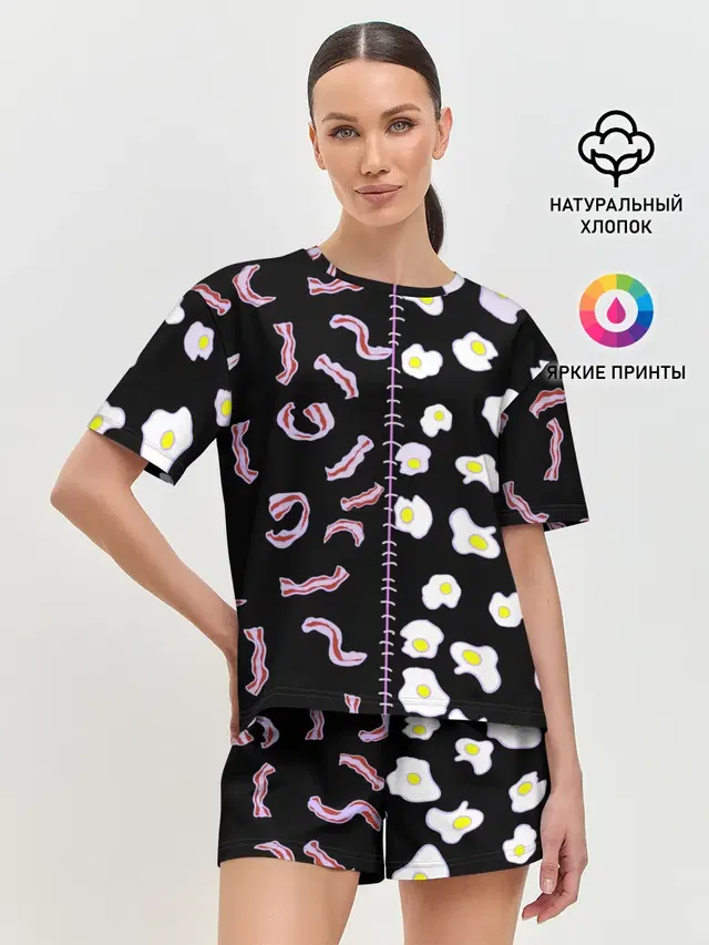 Женская пижама с шортами