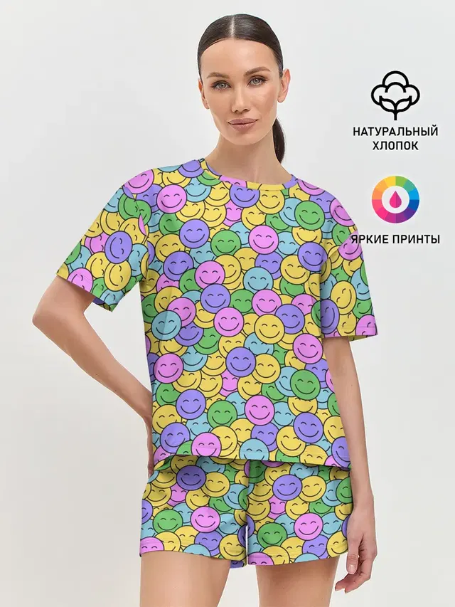 Женская пижама с шортами