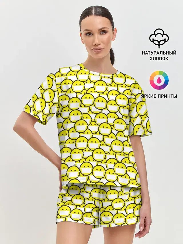 Женская пижама с шортами