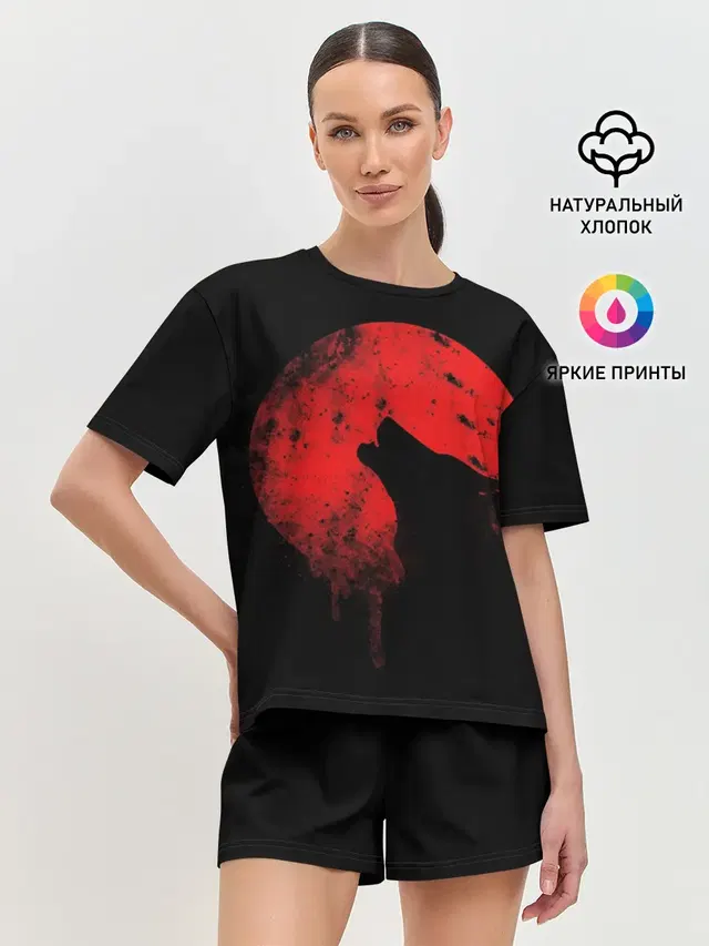 Женская пижама с шортами
