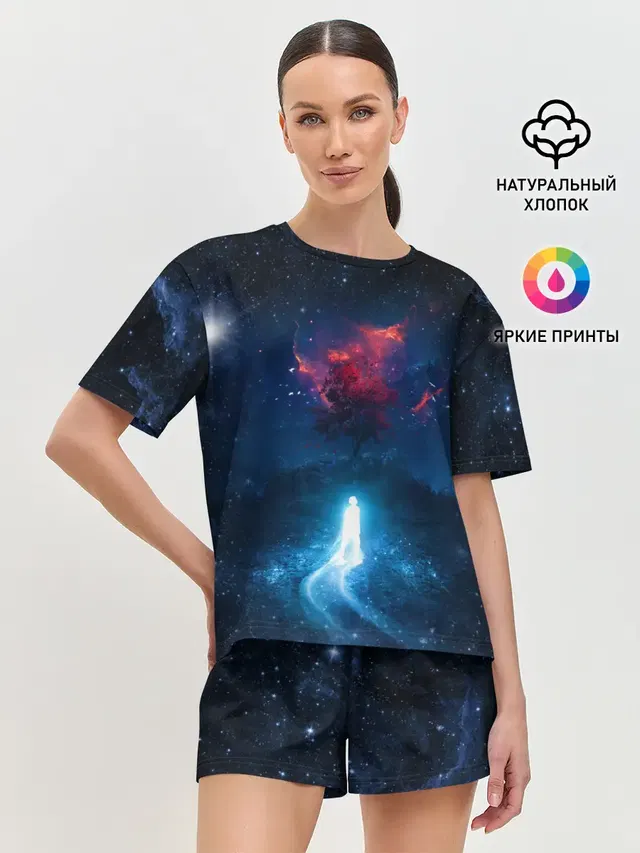 Женская пижама с шортами