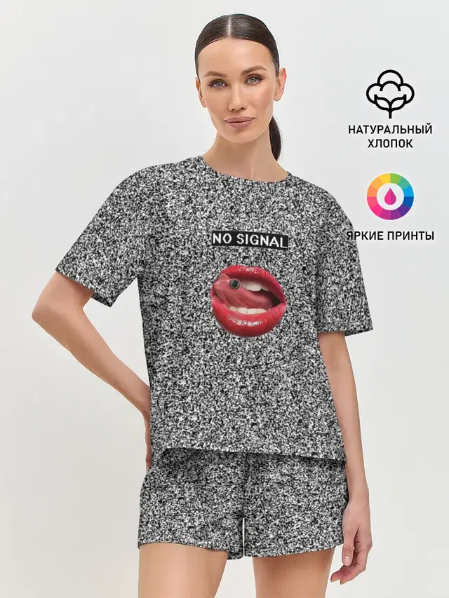 Женская пижама с шортами