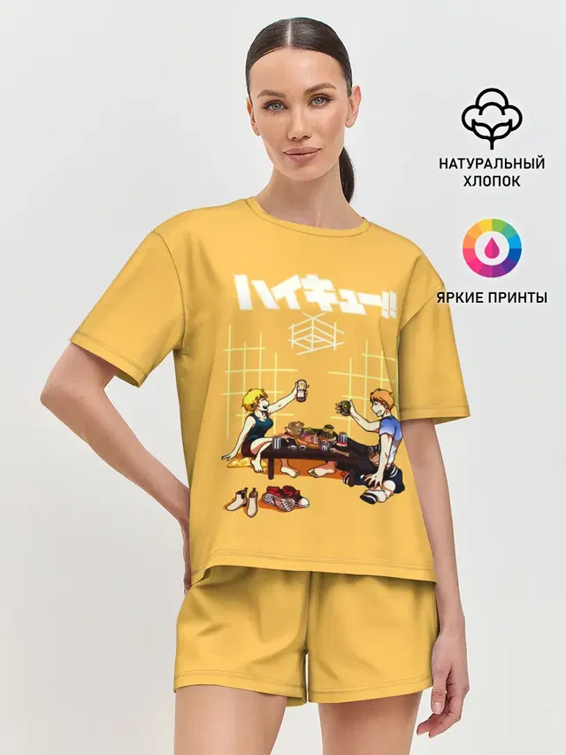 Женская пижама с шортами