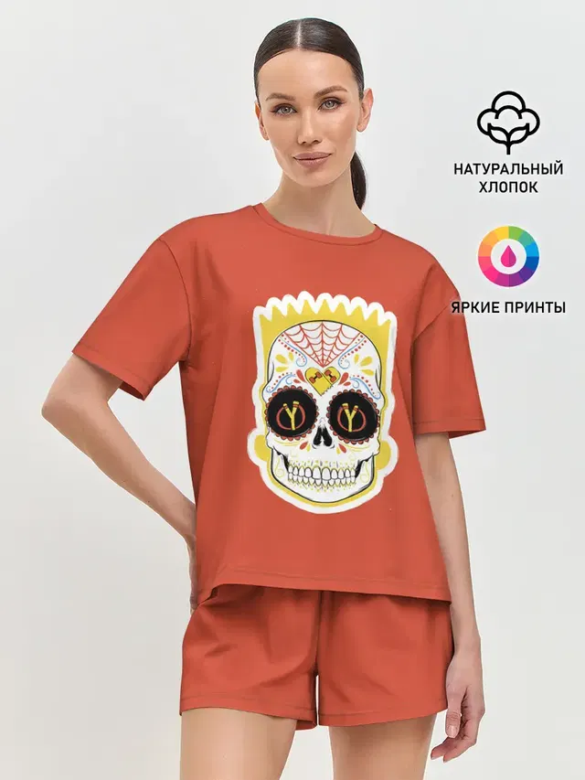 Женская пижама с шортами