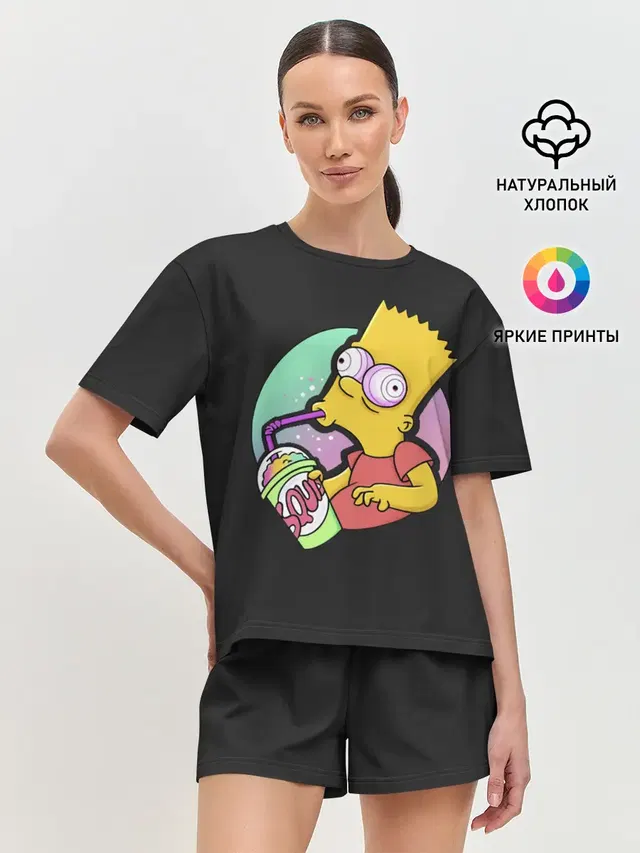 Женская пижама с шортами