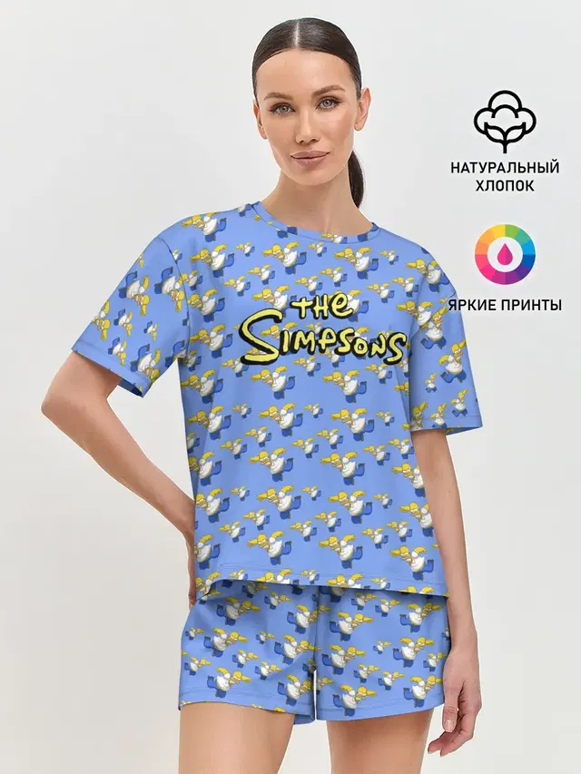 Женская пижама с шортами