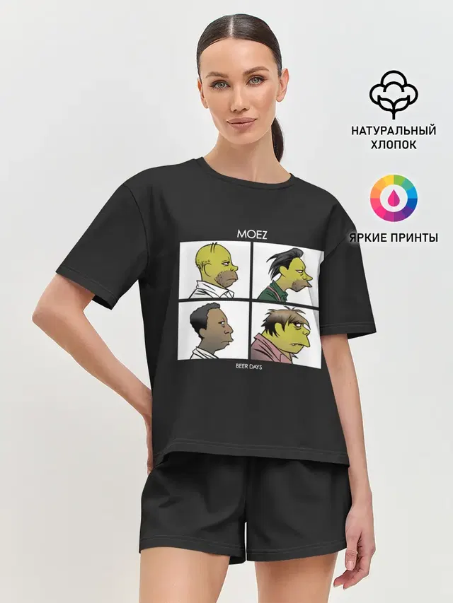 Женская пижама с шортами