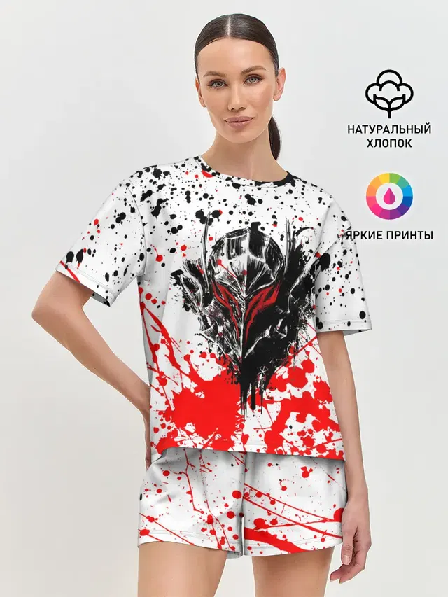 Женская пижама с шортами