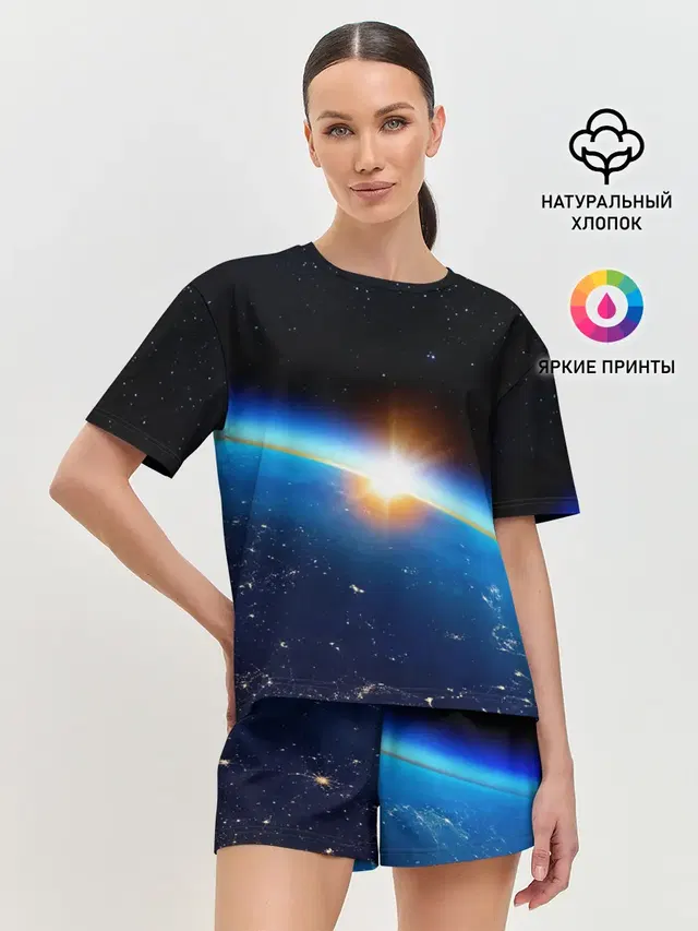 Женская пижама с шортами