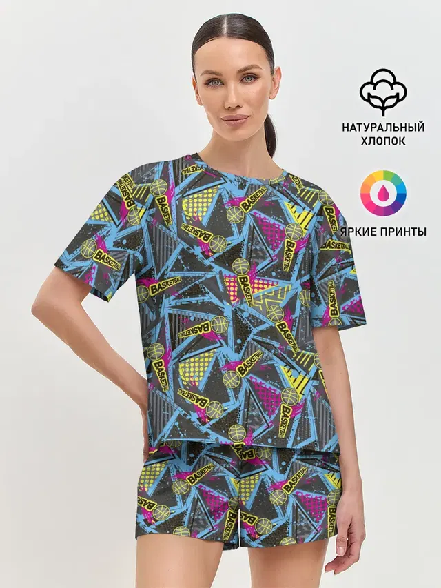 Женская пижама с шортами