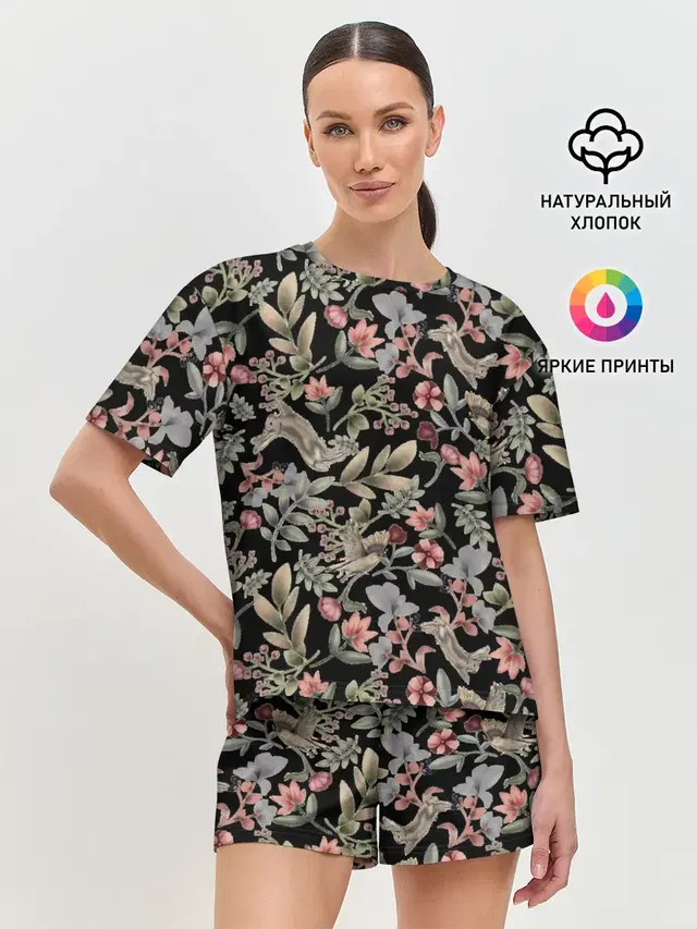Женская пижама с шортами