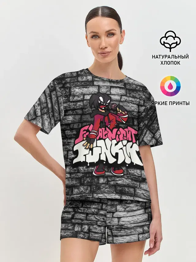 Женская пижама с шортами