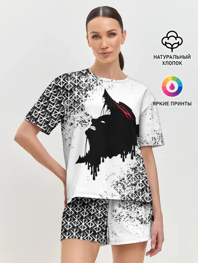 Женская пижама с шортами