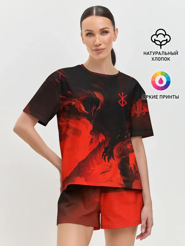 Женская пижама с шортами