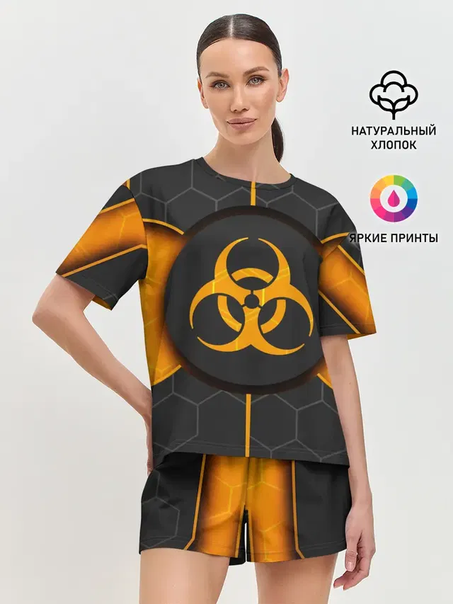 Женская пижама с шортами