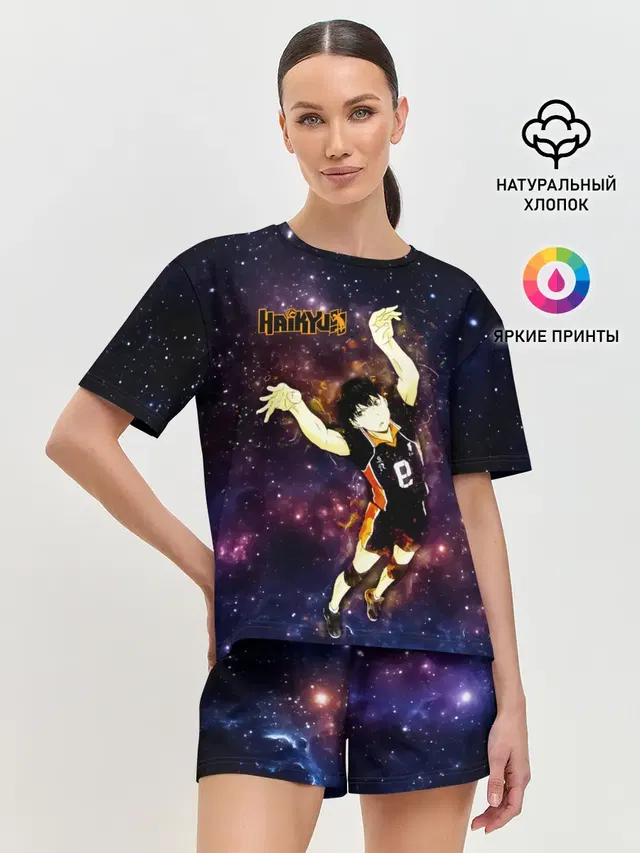 Женская пижама с шортами