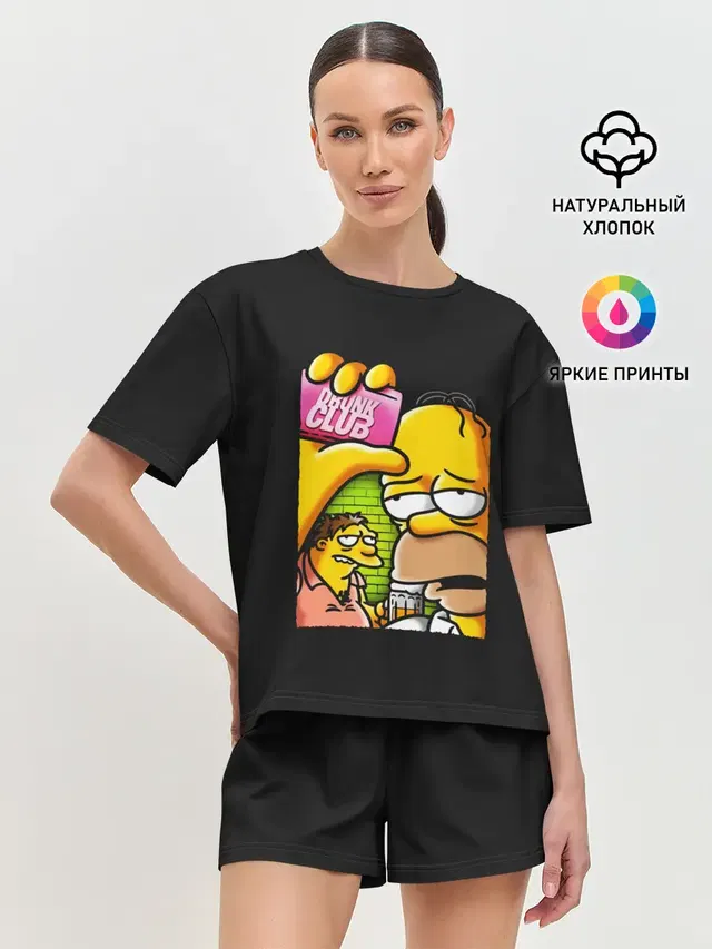 Женская пижама с шортами