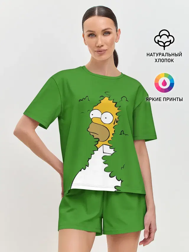 Женская пижама с шортами