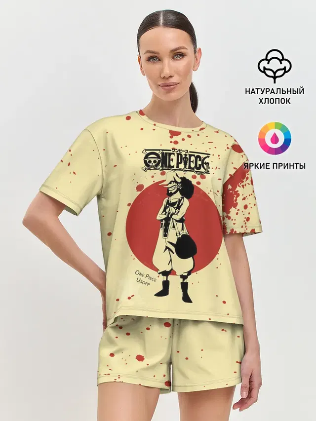 Женская пижама с шортами