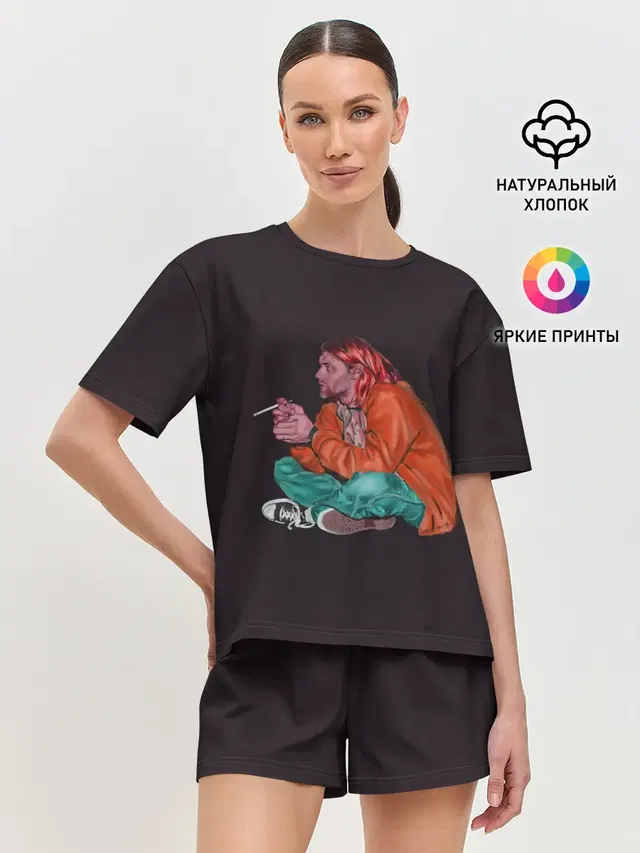 Женская пижама с шортами