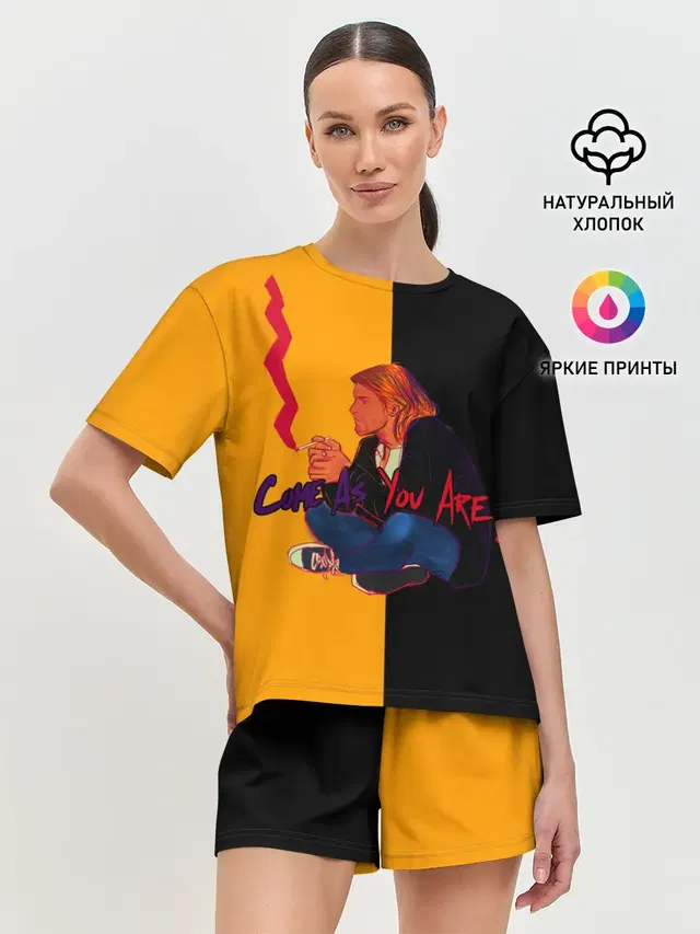 Женская пижама с шортами