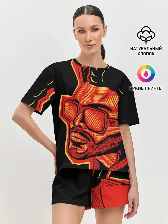 Женская пижама с шортами