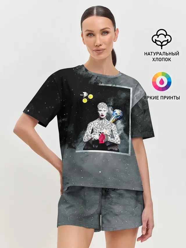 Женская пижама с шортами