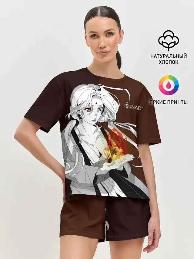 Женская пижама с шортами