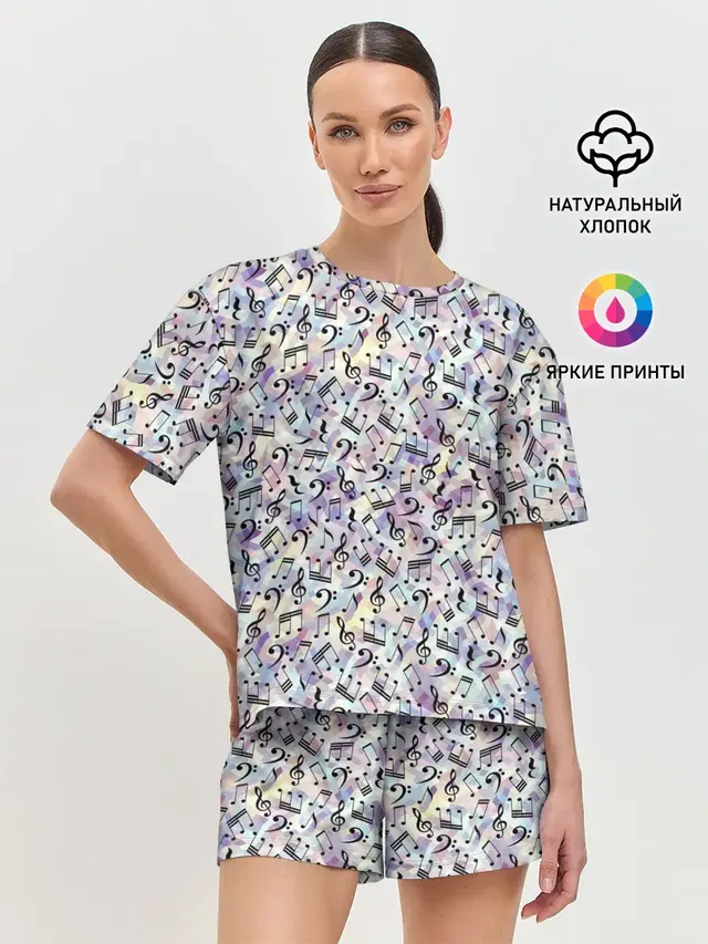 Женская пижама с шортами