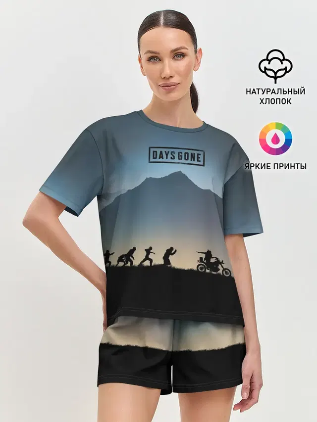 Женская пижама с шортами