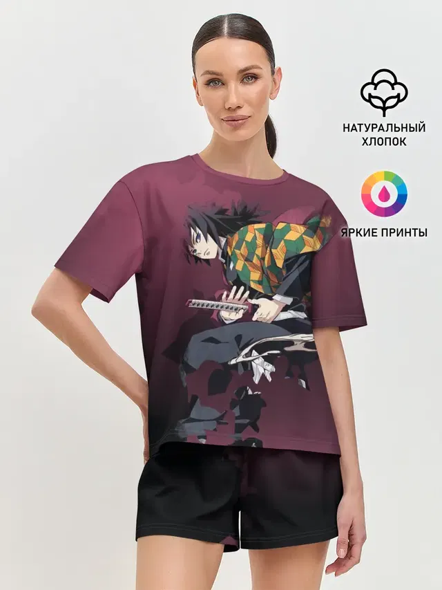 Женская пижама с шортами