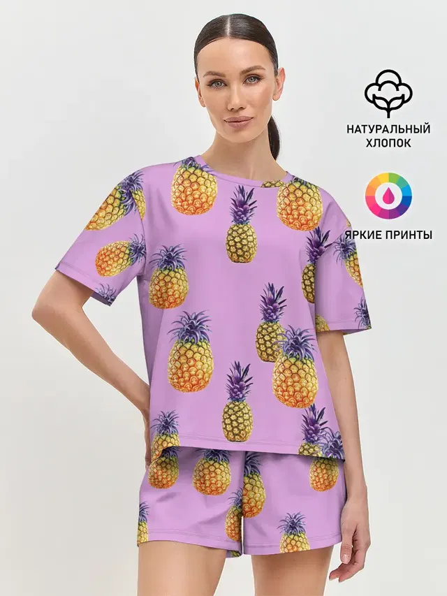 Женская пижама с шортами