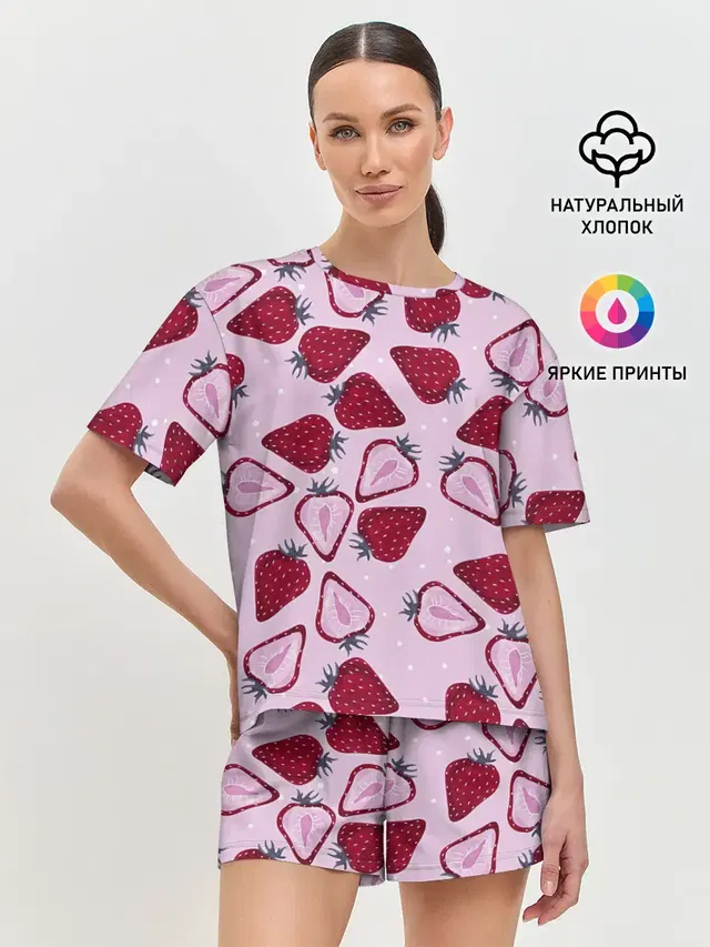 Женская пижама с шортами