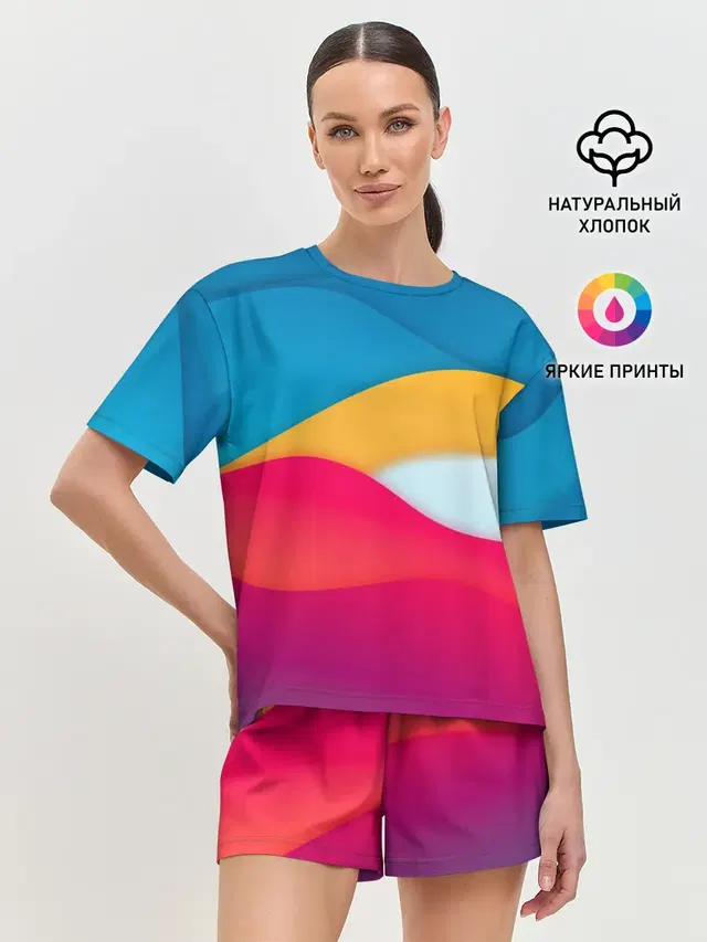 Женская пижама с шортами