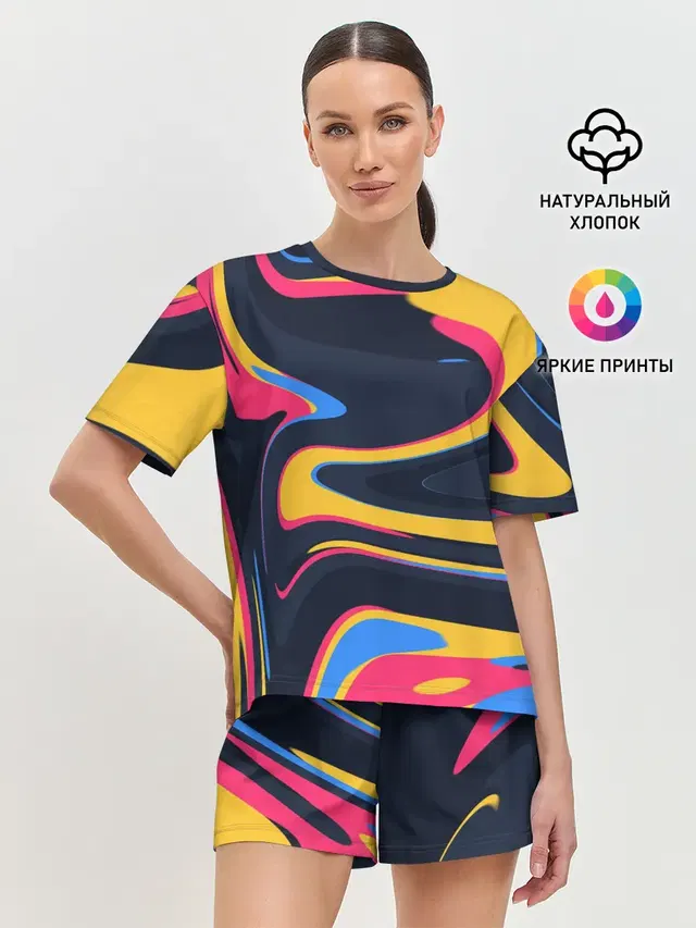 Женская пижама с шортами