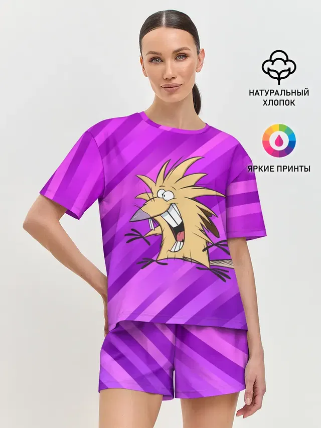 Женская пижама с шортами