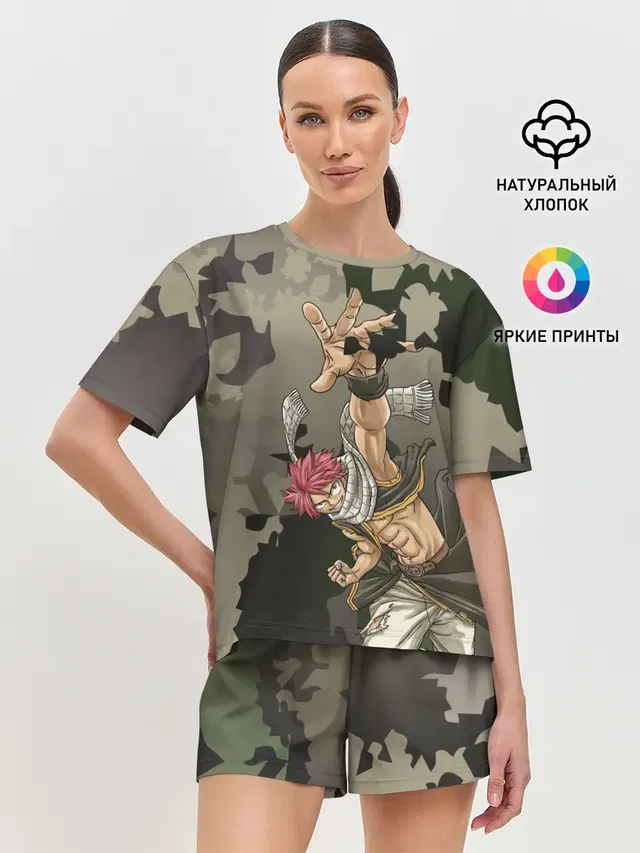 Женская пижама с шортами