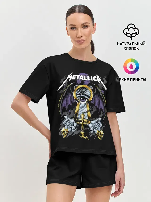 Женская пижама с шортами