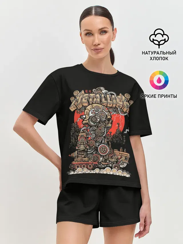Женская пижама с шортами