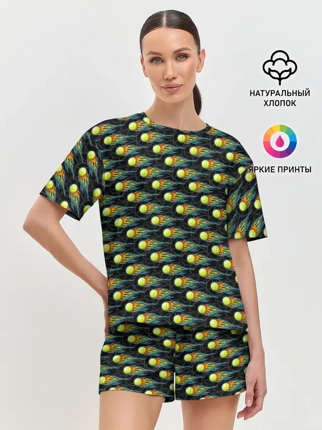 Женская пижама с шортами