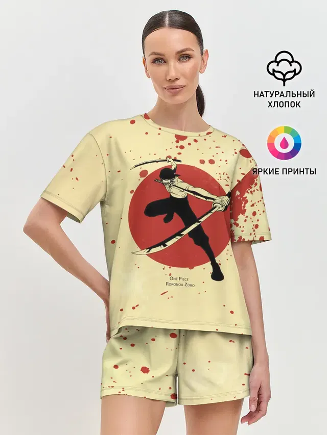Женская пижама с шортами