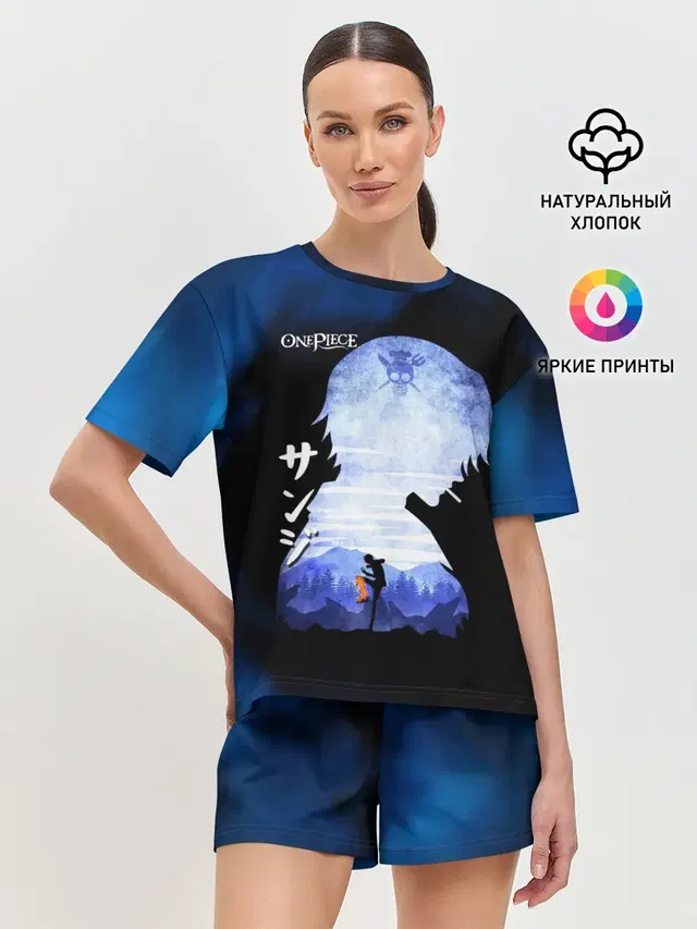 Женская пижама с шортами