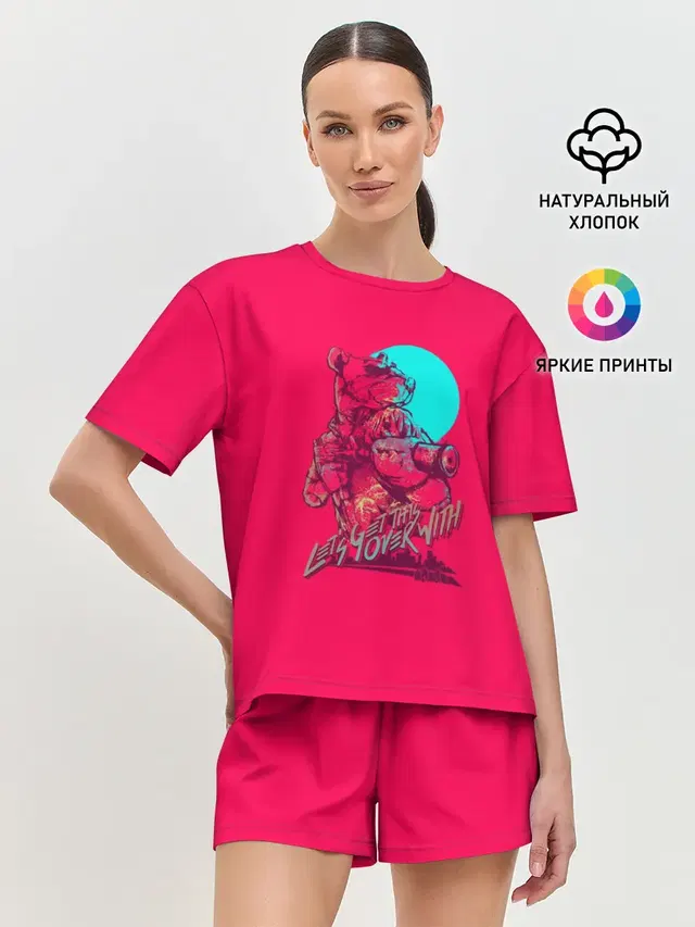 Женская пижама с шортами