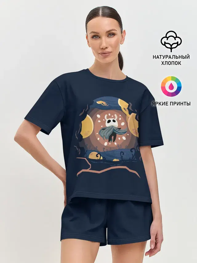 Женская пижама с шортами