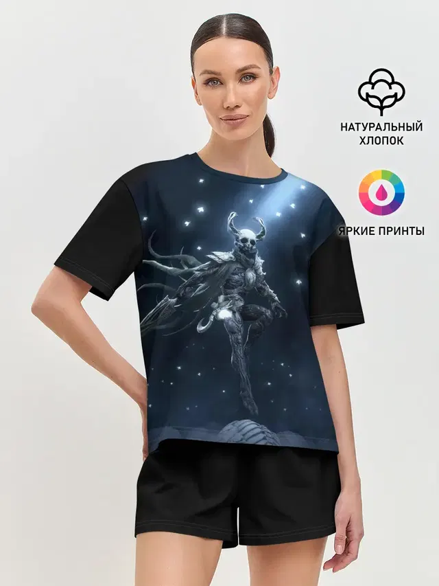 Женская пижама с шортами